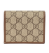 Gucci Horsebit 1955 Small Wallet, &pound;295, Accessories, Beige/Brown, Canvas/Leather, Back view
